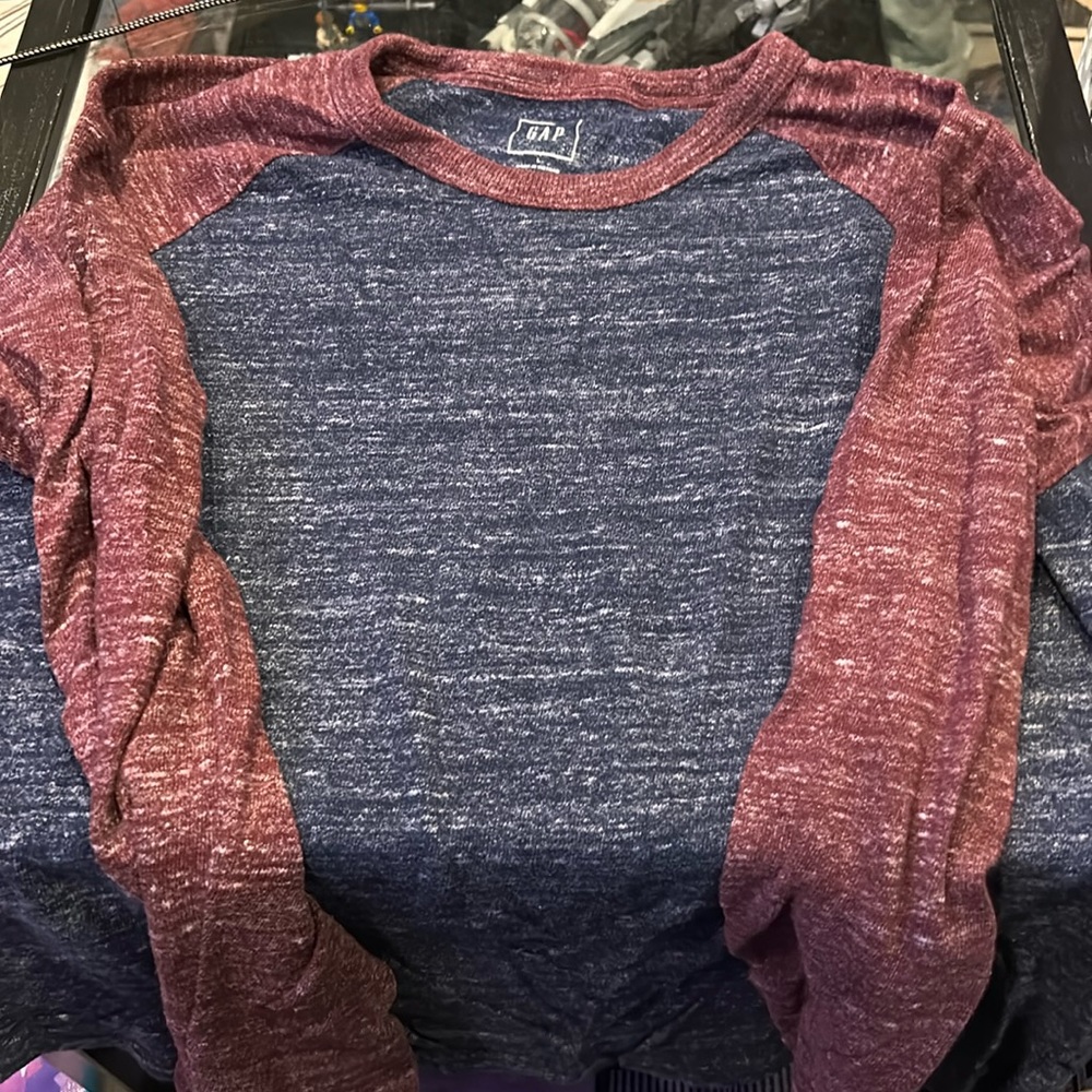 Long Sleeve, Dual Color Gap Shirt